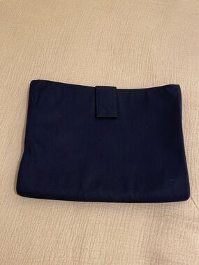 Jack Spade Navy & Bright Orange Laptop pouch / case.